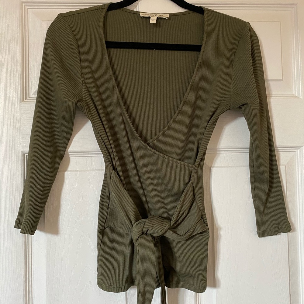 Express Tie Front Shirt
